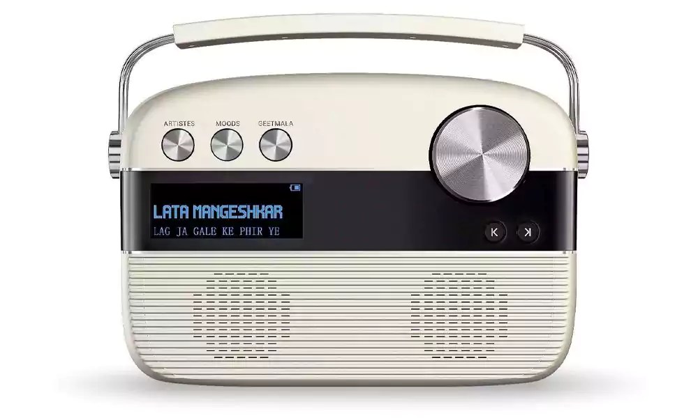 Saregama Bluetooth Speaker Carvaan White Hindi (new mrp 7190)