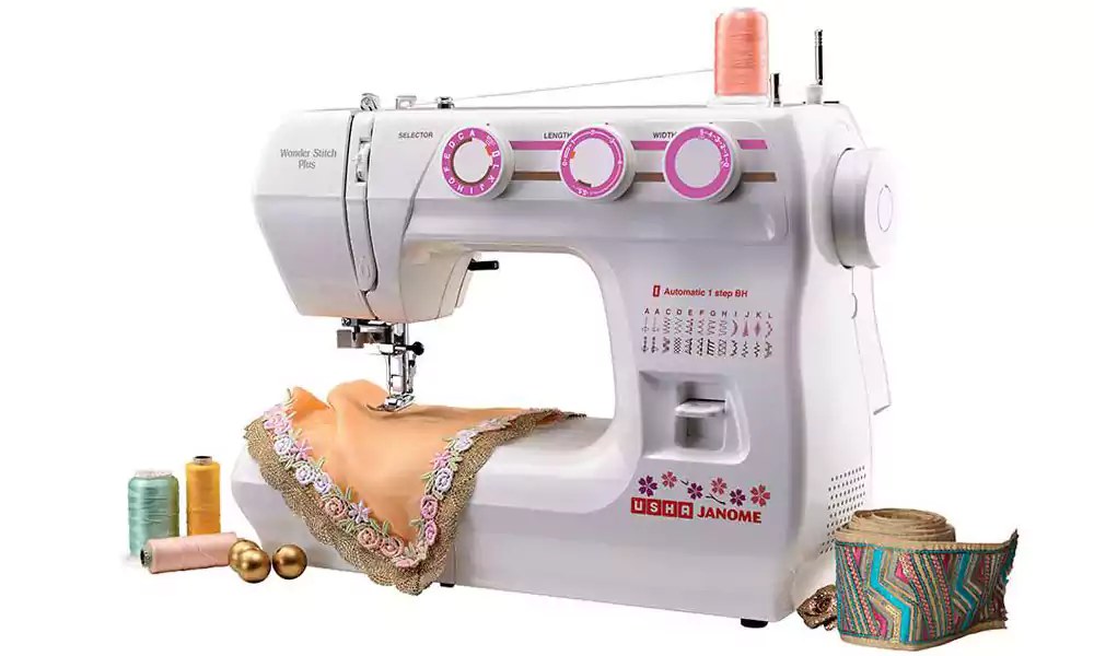 Usha Sewing Machine Wonder Stitch Plus With Cover
