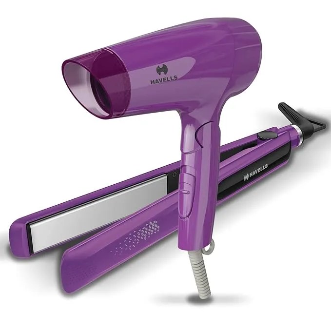 Havells Hair Multi Styler Combo Pack HC-4025 White/Purple
