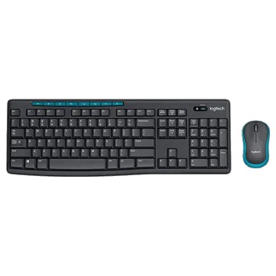 Logitech Wireless Keyboard & Mouse Combo MK 275 Black