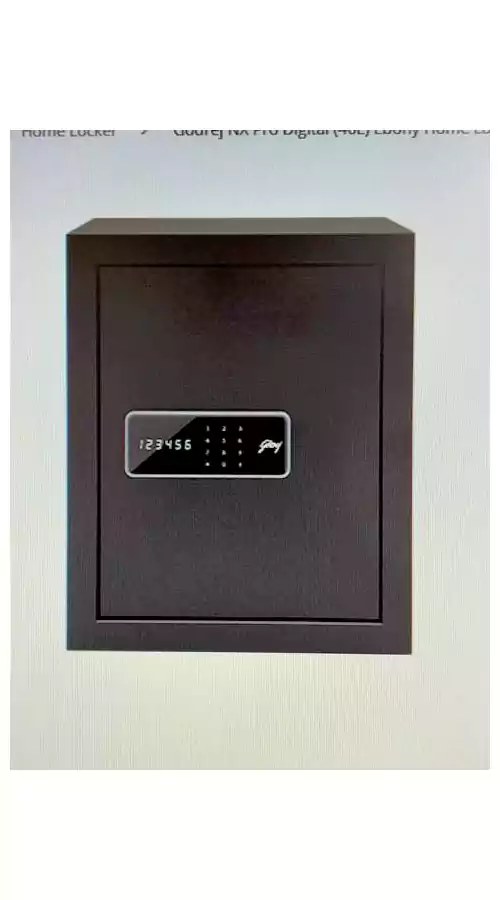 Godrej Locker Digital Safe Digi 40 Litre Ebony