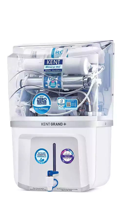 Kent Water Purifier RO 9 Litre Grand Plus RO + UV+UF+TDS ( ZWW ) MRO 111099 White