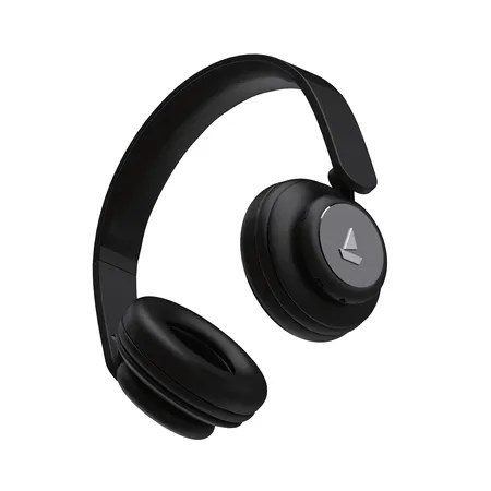 Boat Wireless On-Ear Phone Rockerz 450R Luscious Black