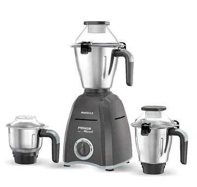Havells Mixer Grinder 800 watts 3Jar Power Hunk Grey
