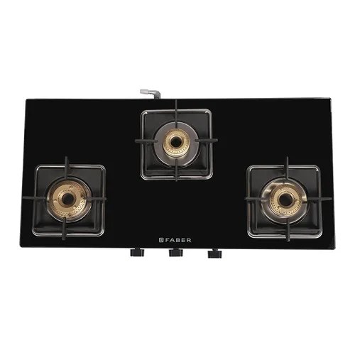 Faber Gas Stove 64cm 3 Burner Remo 3BB BK