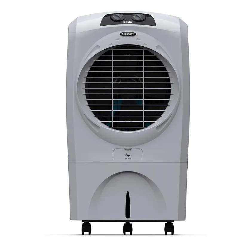 Symphony Fiber Body Cooler 70 Litres Honeycomb Pads Siesta 70 XL Grey