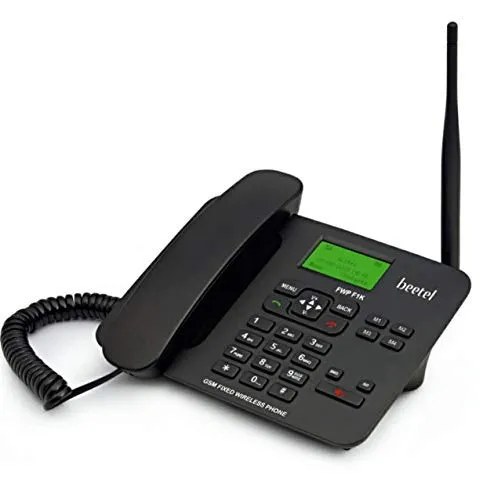 Beetel Cordless Telephone GSM Fixed F1K+ Black