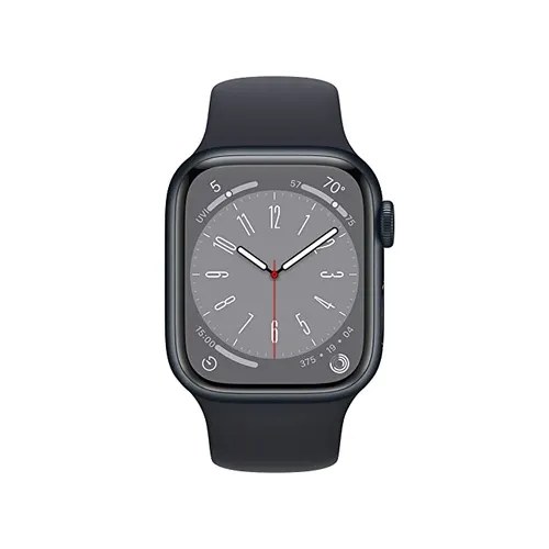 Apple Smart Watch 41mm(1.61 inches) Sport Band Series 8 GPS+Cell MNHV3HN/A Midnight Aluminium Case