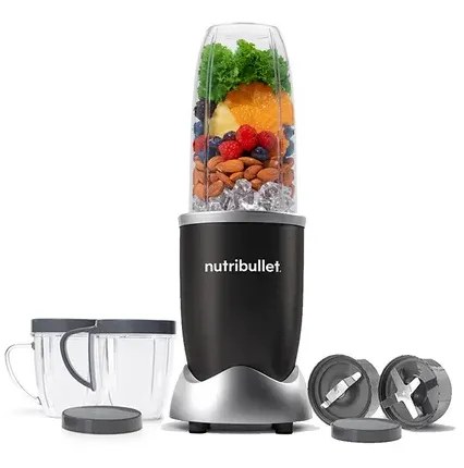 Nutribullet Hand Blender 900W 12 Pcs Set NB9-1249K Black