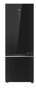 Haier Bottom Freezer Refrigerator 445 Litres 2 Star Inverter HRB-4952CKGA-P Black Glass