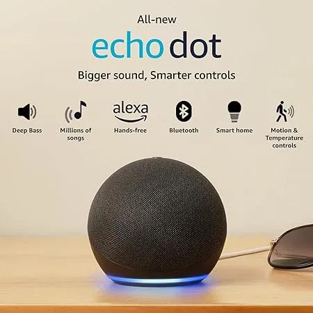 Amazon Bluetooth Speaker Echo Dot 5th Generation Black