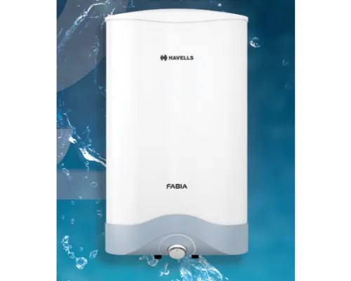 Havells Electrical Water Heater 15 Liters 5 Star Fabia White Blue