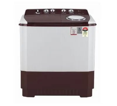 LG Semi Automatic Washing Machine 10.5 Kg 5 Star P105ASRAZ Burgundy