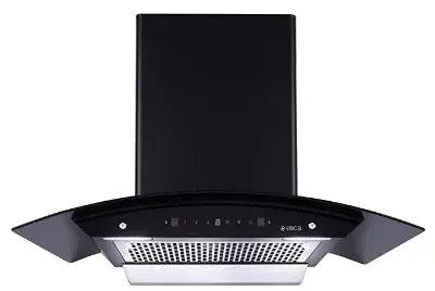 Elica Wall Mounted Chimney 90cm 1200m³/hr WDFL 906 HAC LTW MS NERO Black