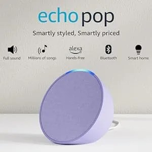 Amazon Bluetooth Speaker Echo Pop Purple