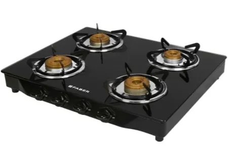 Faber Gas Stove 4 Burner Jumbo 4BB BK