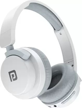 Portronics Wireless Over-Ear Phone Muffs M2 POR 1883 White