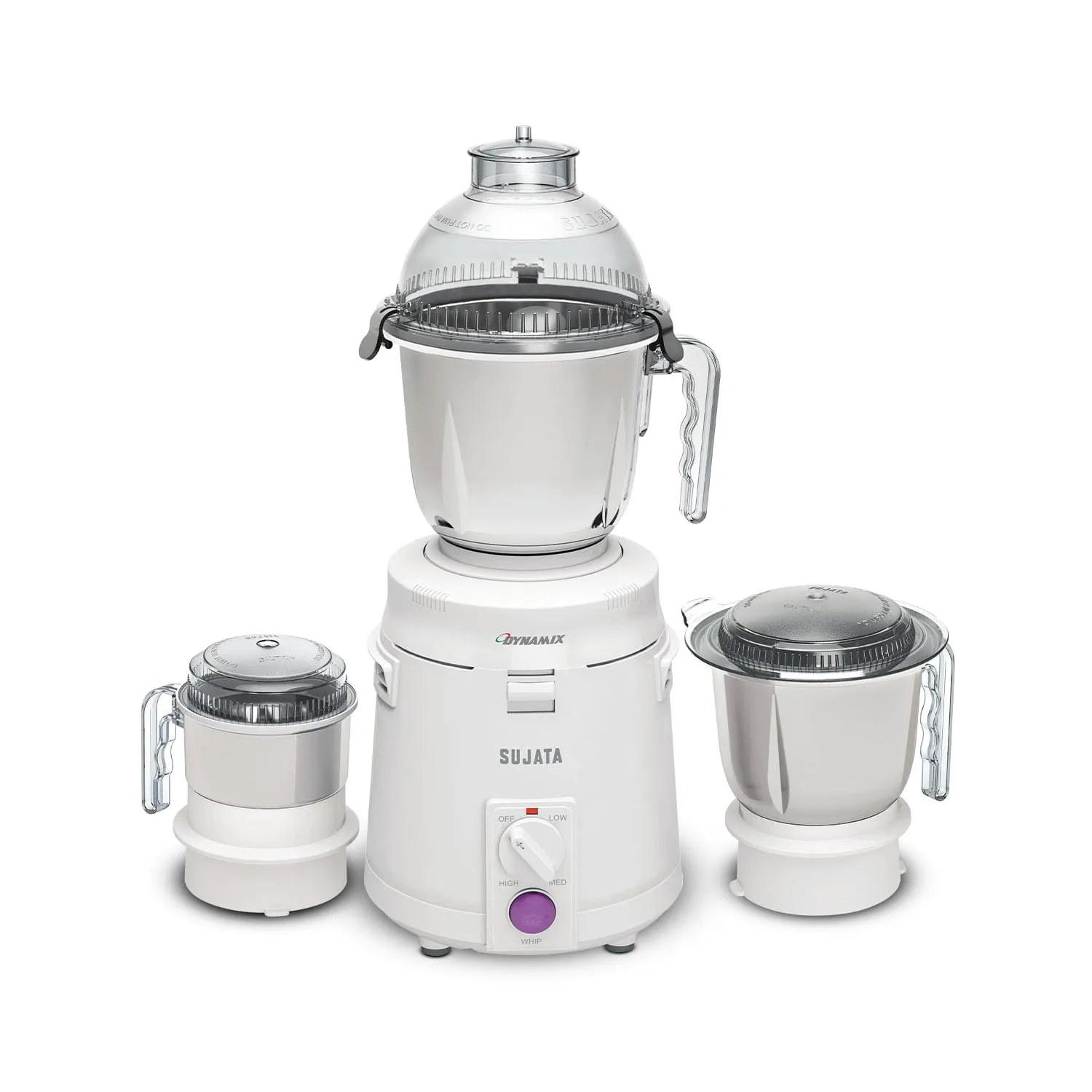 Sujata Mixer Grinder 900 Watt 3 Jar Dynamix white