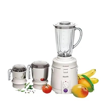 Sujata Mixer Grinder 900 Watt 3 Jar Supermix white