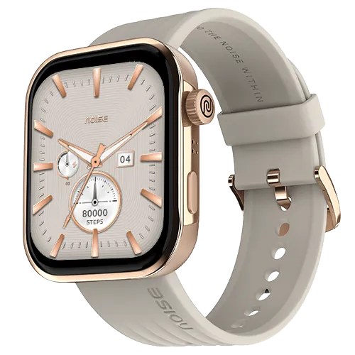 Noise Smart Watch 44MM (1.73 Inches) Colorfit Pro 5 Starlight Gold