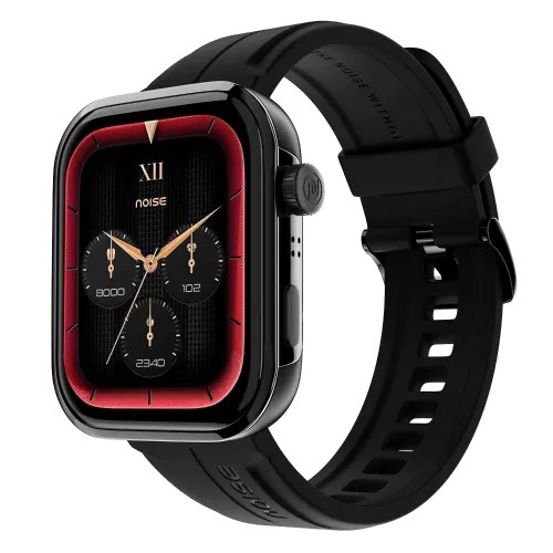 Noise Smart Watch 49.7 mm (1.96 Inches) Colorfit Pro 5 Max Jet Black