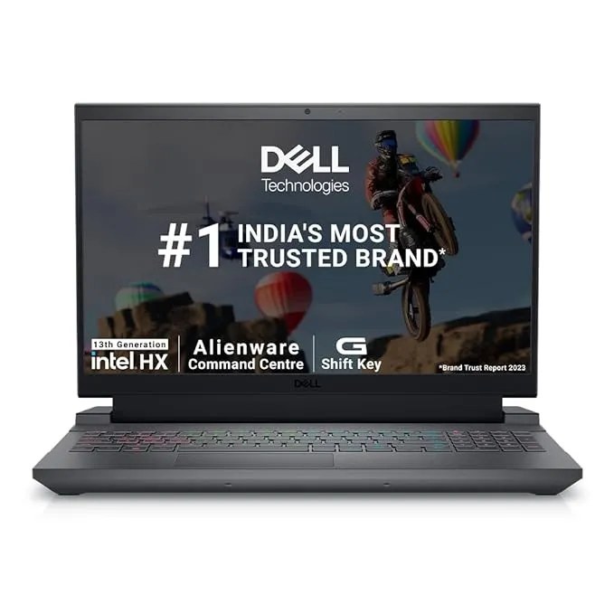 Dell Gaming Laptop i5-13450HX,8GB,512 SSD,15.6 FHD, 6GB RTX 3050 Backlit KB,Win 11,Office 2021 G15-5530 GN553064GRM001ORB1 Dark Shadow Gray