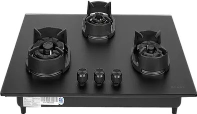 Faber Hob 3 Burner Matt Glass HOB DELLA HD783 CI AI