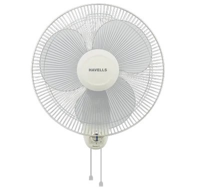 Havells Wall Fan 400mm 4 Star Swing Wall 4 S Sweep Off White New
