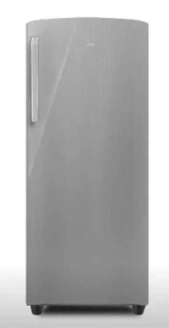 Godrej Single Door Refrigerator 268 Litres 3 Star Inverter RD EMARVEL 290C THI ST GL Steel Glow