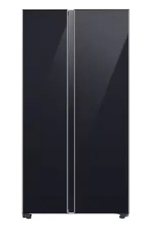 Samsung Side By Side Refrigerator 653 Litres 3 Star Inverter RS76CB81A333HL Glam Deep charcoal
