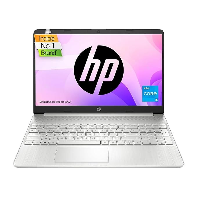 HP Thin & Light Laptop i5-1235U,16GB,512GB SSD,15.6 FHD, Backlit KB,Win 11, Office 2021 15s-fq5330TU Silver