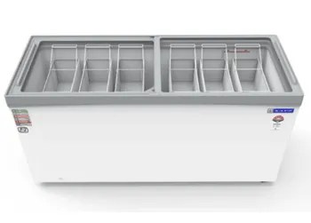 Blue Star Chest Freezer 530 litre 5 Star Glass Top Freez GT5-590NP White