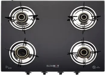 Blowhot Gas Stove 4 Burner JASPER 4B AUTO Black