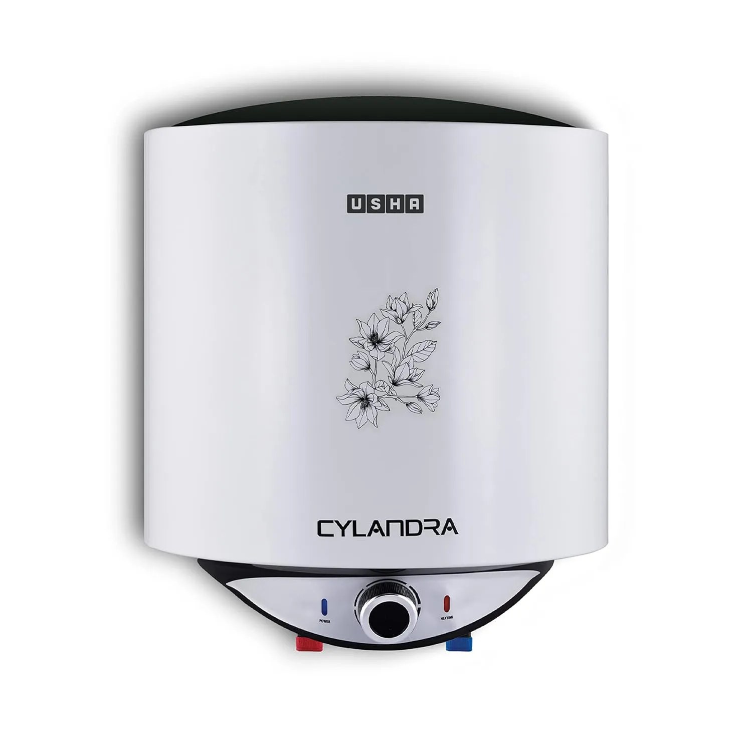 Usha Electrical Water Heater 10 Liters 5 Star Cylandra White