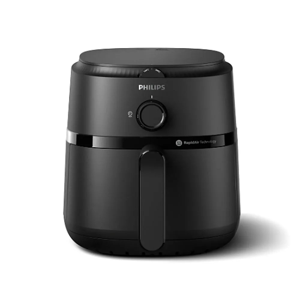 Philips Air Fryer 4.2 Litre 1500 Watts Manual with Rapid Air Technology Large NA120/00 Black