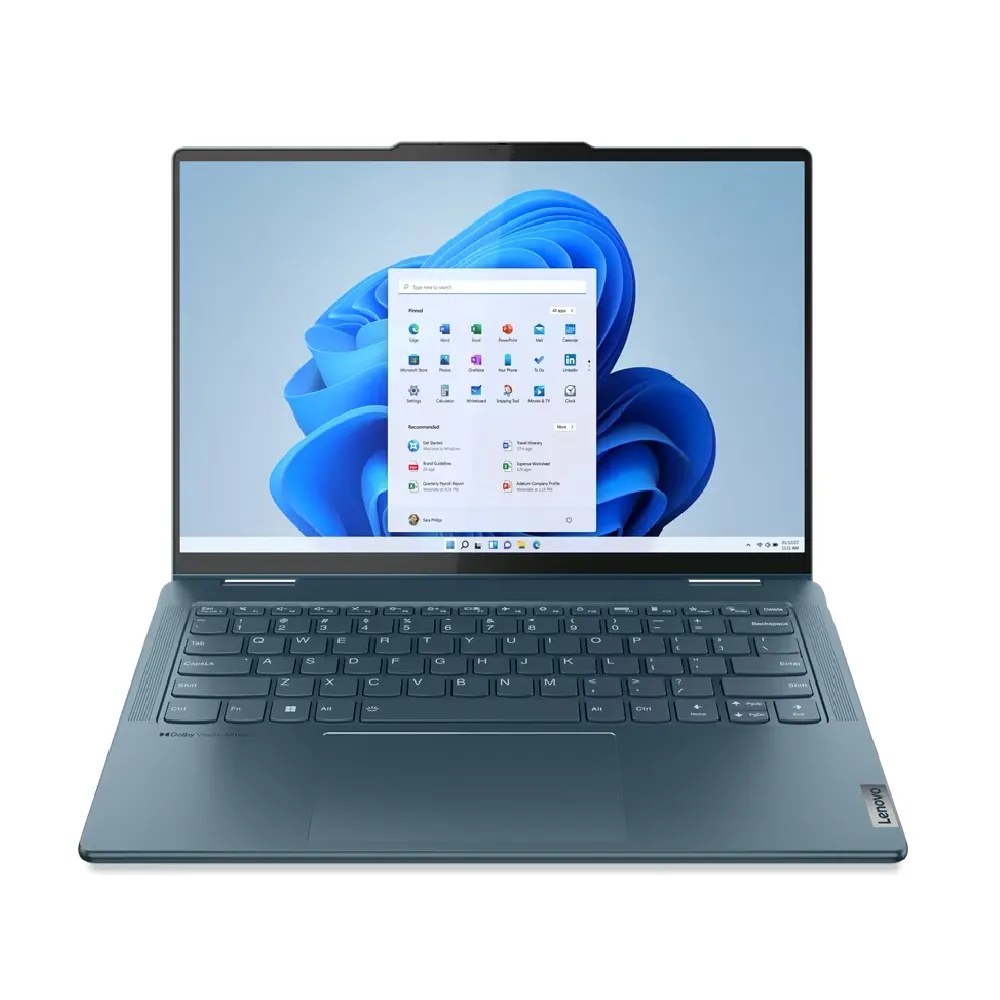 Lenovo Convertible Laptop i7-1360P,16GB,1TB SSD,OLED, Backlit KB,Win 11,Office 2021 Yoga 7 82YL0098IN Tidal Teal