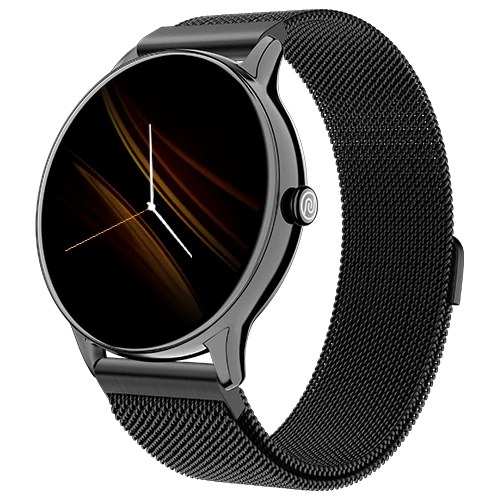 Noise Smart Watch 35 mm (1.39 Inches) Twist GO Black Link