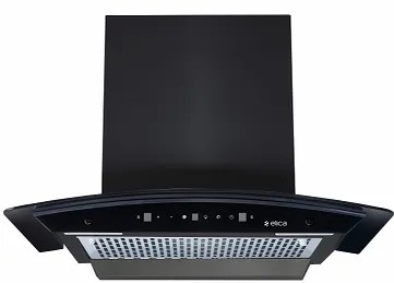 Elica Wall Mounted Chimney 90 cm 1500 m3/hr WDFL 900 BLDC HAC LTW MS NERO