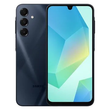 Samsung Android Smartphone A16 5G (6 GB RAM, 128GB Storage/ROM) A166P Blue Black