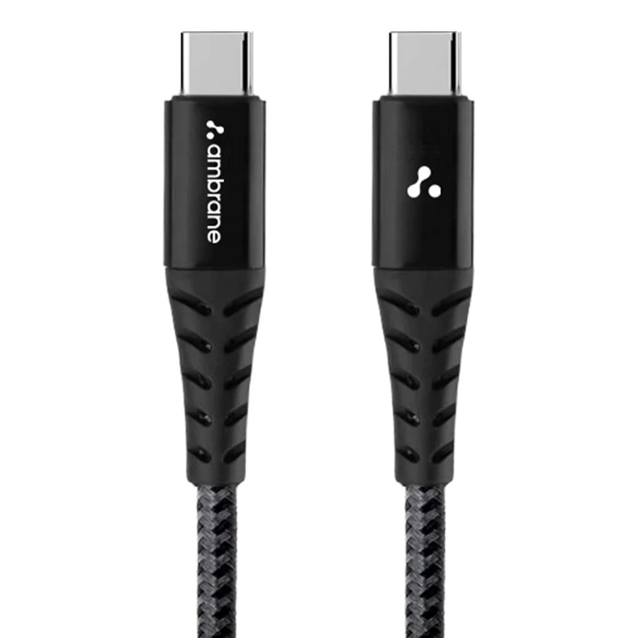Ambrane USB Cable C to Lightning Cable ABTL 125 Black