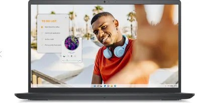 Dell Thin & Light Laptop R5-7520U,8GB,512 SSD,15.6 FHD Win 11 , Office Inspiron 3535 OIN353510021RINB1M Carbon Black