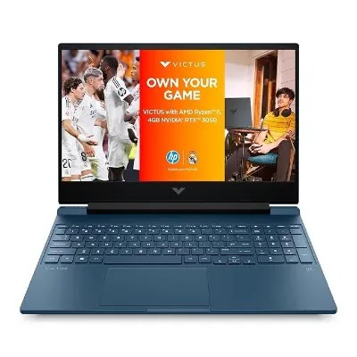 HP Gaming Laptop R5-5600H,16GB,512 SSD, 15.6 FHD3050 Backlit KB,Win11,Office 2021 Victus 15-fb0112AX Blue