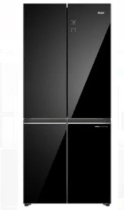 Haier French Door Refrigerator 520 Litres Convertible 3 Star Inverter Wi-Fi HRB-600KGU1-P Black Glass