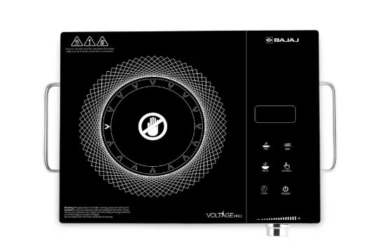 Bajaj Induction Cooker Infrared Cooktop 2200 Watts Infra Stove IRX 220F Black