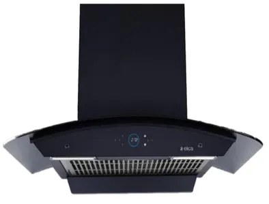Elica Wall Mounted Chimney 75 cm 2300 RPM ISMART GLACE FL HAC 75 LTW NERO