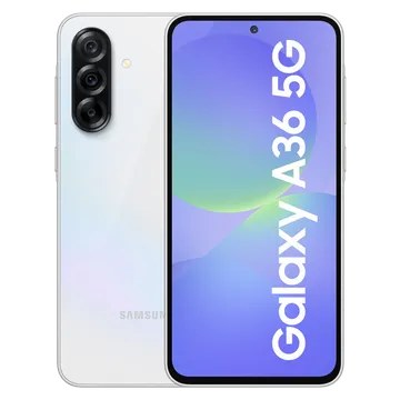 Samsung Android Smartphone A36 5G (8GB RAM, 128GB Storage/ROM) A366EJ Awesome White