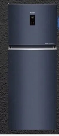 Haier Double Door Refrigerator 328 Litres Convertible 2 Star Inverter HRF-3782BLGK-P Graphite Black