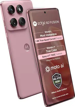Motorola Android Smartphone Edge 60 Fusion (8GB RAM, 256GB Storage/ROM) PB7G0013IN Zephyr