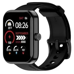 Noise Smart Watch 46.9 mm (1.85 INches) ColorFit Pulse Grand 3 Jet Black
