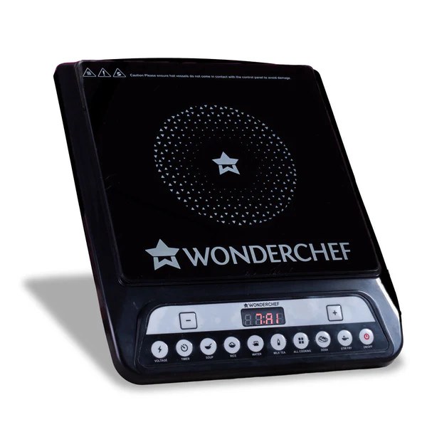 Wonderchef Induction Cooker 1400 Watts Acura 63154974 Black